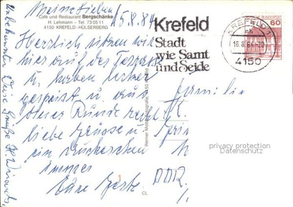 Krefeld Cafe Restaurant Bergschänke – Bild 2