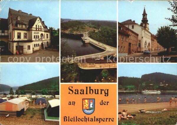 Saalburg Saale Hotel Kranich B Rathaus Campingplatzlei
