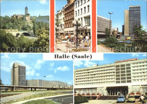 Halle Saale Thälmannplatz Burg Giebichenstein Inter