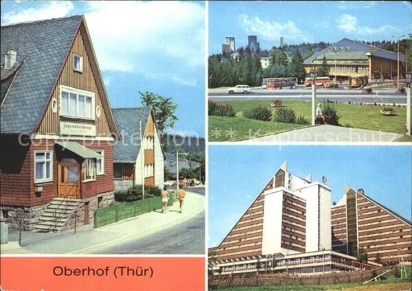 Oberhof Thueringen Jugendherberge Edgar André Platz des Fr