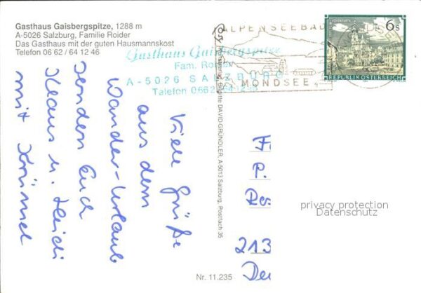 Salzburg Oesterreich Gasthaus Gaisbergspitze – Bild 2
