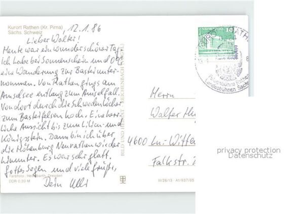 Rathen Saechsische Schweiz Ortsansicht – Bild 2