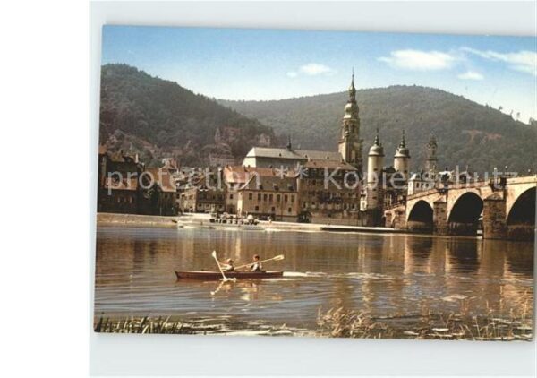 Heidelberg Neckar Boot Brücke Kirche