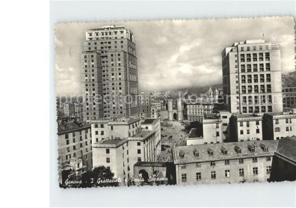 Genova Genua Liguria Grattacieli Porta Soprana
