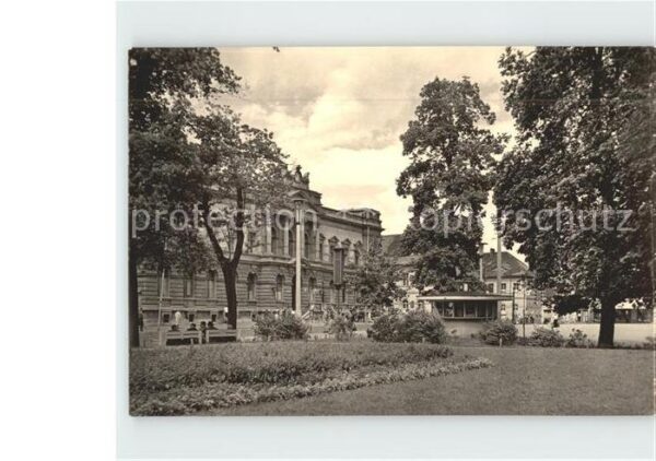 Weimar Thueringen Goetheplatz Hauptpostamt