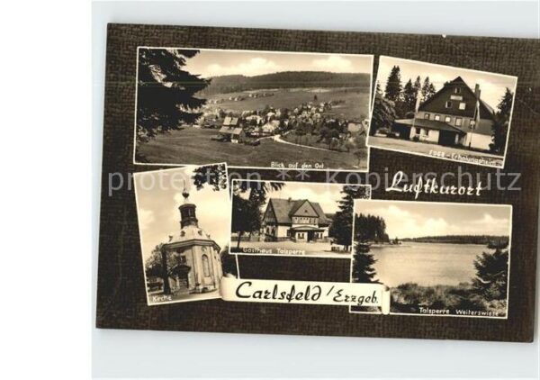 Carlsfeld Erzgebirge Gasthaus Talsperre FDGB Erholungsheim T