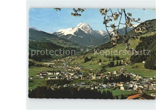Kirchberg Tirol Panorama gegen Rettenstein Sommerfrisch