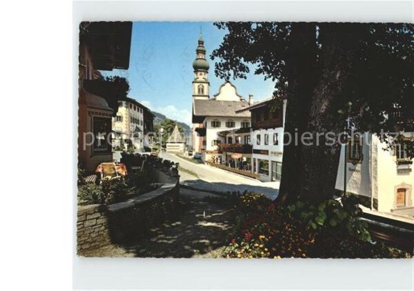 Oberau Tirol Dorfstrasse Kirche