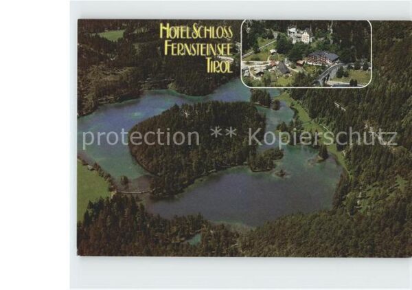 Fernsteinsee Hotel Schloss Fliegeraufnahme