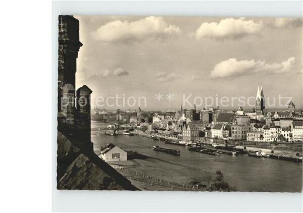 Bremen Teilansicht Hafen