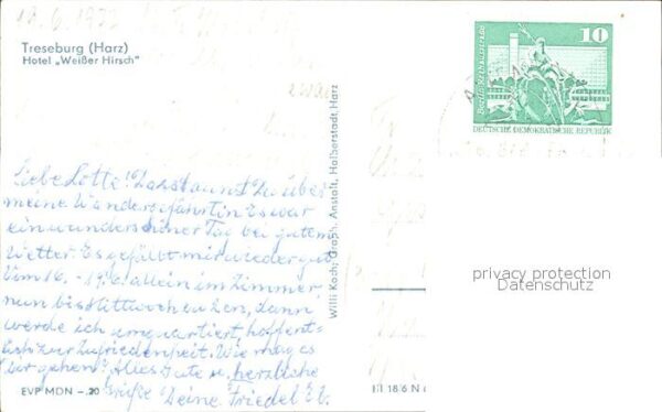 Treseburg Harz Hotel Weisser Hirsch – Bild 2