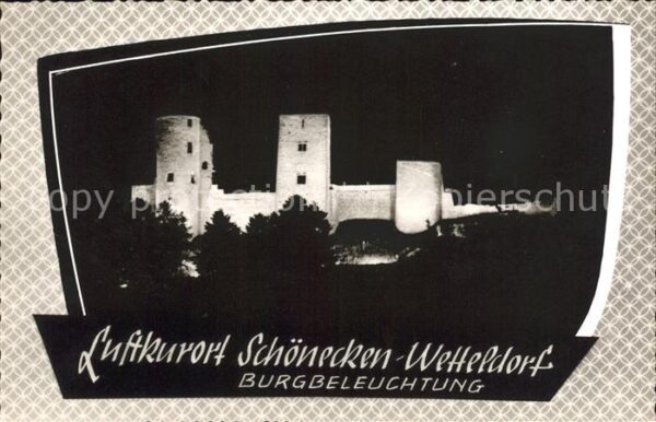 Wetteldorf Burg Beleuchtung