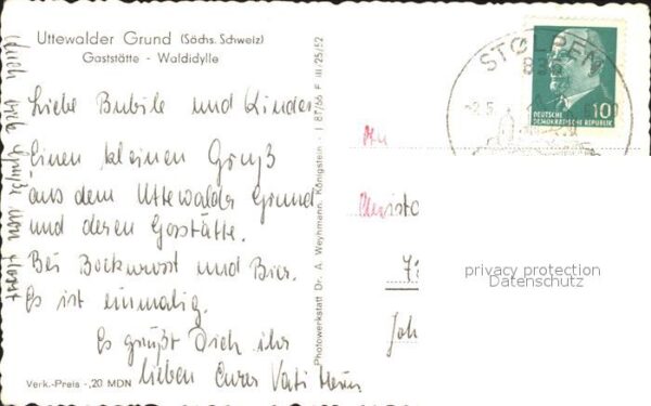 Uttewalder Grund Gaststätte Waldidylle – Bild 2