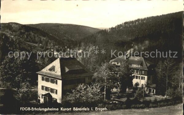 Baerenfels Erzgebirge FDGB-Erholungsheime