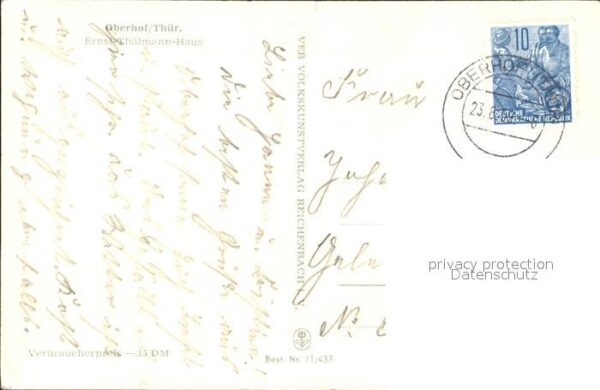 Oberhof Thueringen Ernst-Thälmann-Haus – Bild 2