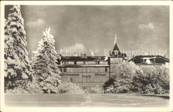 Oberhof Thueringen FDGB-Ferienheim Glück auf