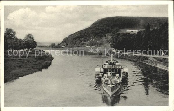 Hoexter Weser Weserpromenade Jugendherberge Wilhelmsh