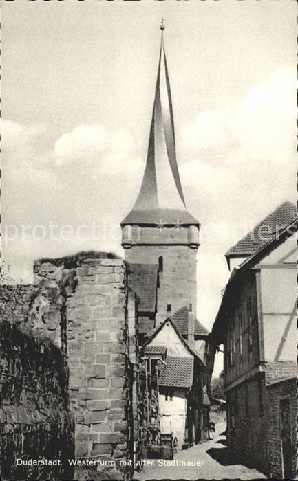 Duderstadt Westerturm Alter Stadtmauer