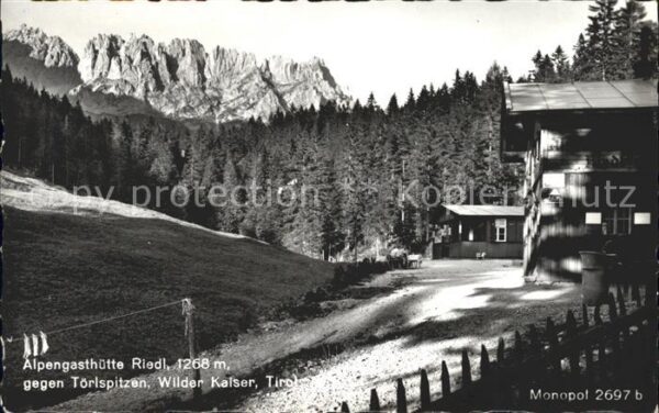 Wilder Kaiser Alpengasthütte Riedl Törlspitzen