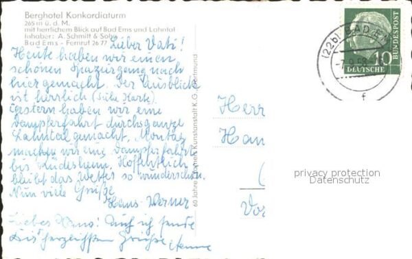 Bad Ems Berghotel Konkordiaturm Lahntal – Bild 2