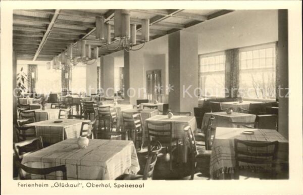 Oberhof Thueringen Ferienheim Glückauf Speisesaal