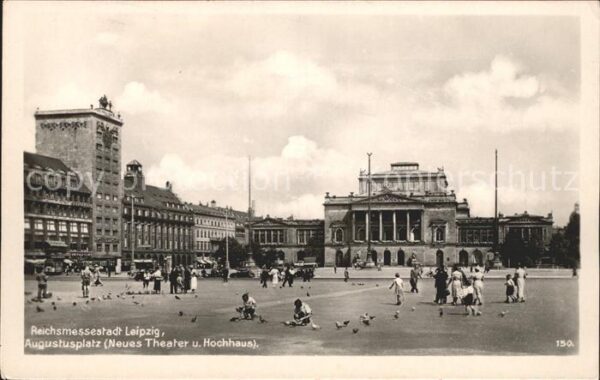 Leipzig Augustusplatz Neues Theater Hochhaus