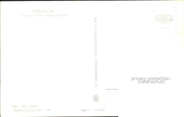 Rosswein Ingenieur-Schule Walter Ulbricht – Bild 2