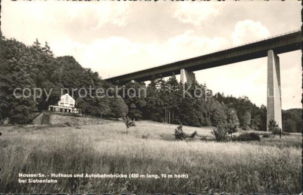 Nossen Huthaus Autobahnbrücke Siebenlehn