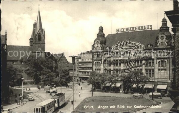 Erfurt Anger Kaufmannskirche Warenhaus