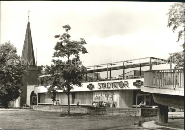 Cottbus Stadtmauerensemble Cafe Am Stadttor