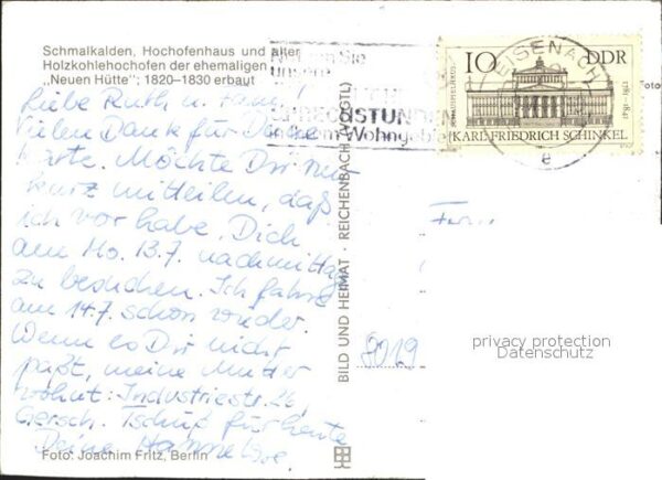 Schmalkalden Hochofenhaus Holzkohlehochofen – Bild 2