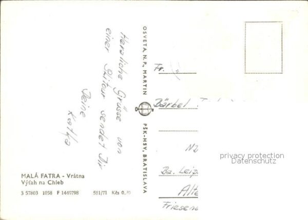 Vratna Mala Fatra Vytah na Chleb Sessellift – Bild 2