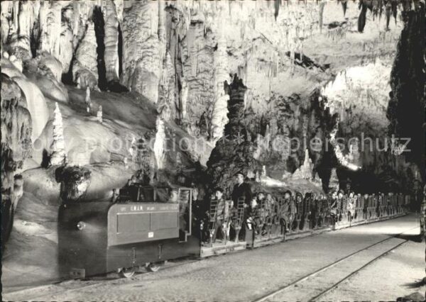 Postojna Postojnska jama Bergbahn Höhle