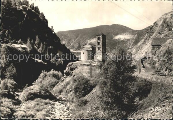 Canillo Valls d_Andorra Esglesia Romanica Sant