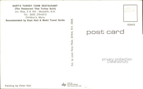 Meredith New Hampshire Harts Turkey Farm Restaurant – Bild 2