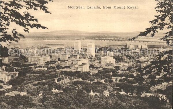 Montreal Quebec Blick vom Mount Royal