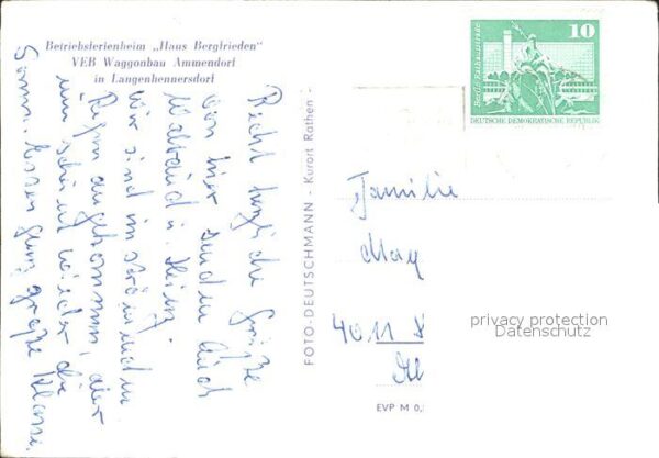 Langenhennersdorf Betriebsferienheim Haus Bergfrieden – Bild 2