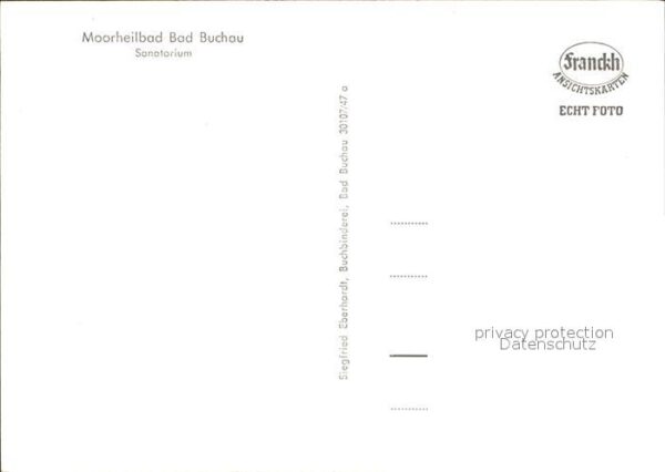 Bad Buchau Federsee Moorheilbad Sanatorium – Bild 2