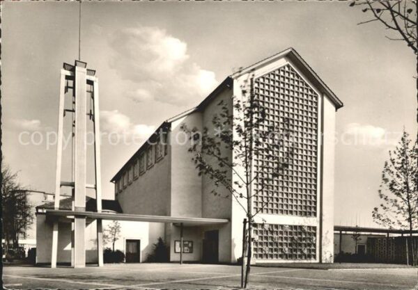 Duesseldorf Franziskaner Klosterkirche Architekt He
