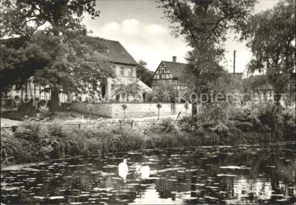 Weissbach Stadtroda Partie am Teich