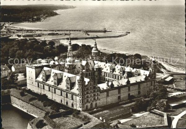 Kronborg Slot Fliegeraufnahme Schloss