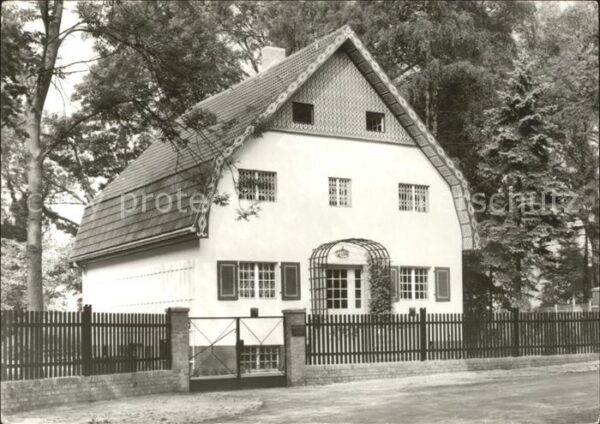 Buckow Maerkische Schweiz Brecht Weigel Haus