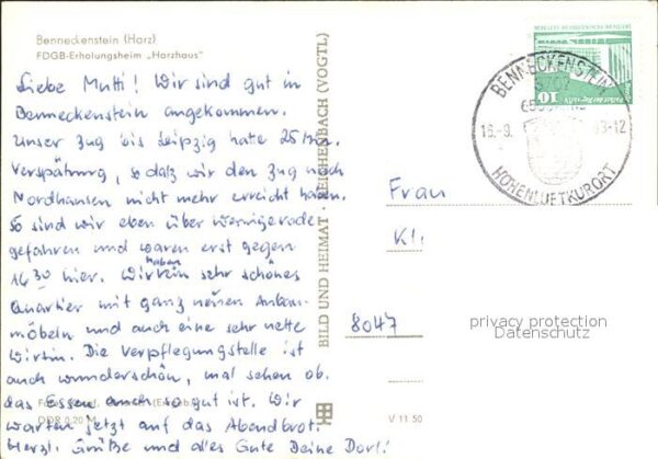 Benneckenstein FDGB Erholungsheim Harzhaus – Bild 2