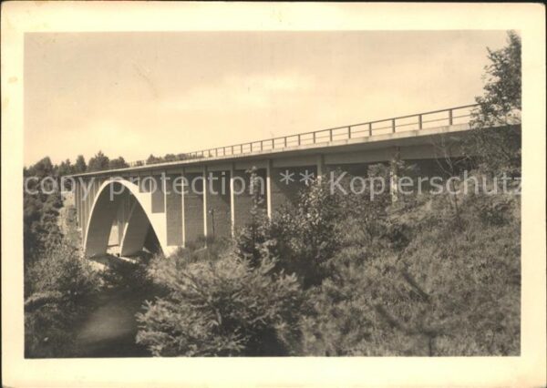 Bad Hermsdorf Teufelstalbrücke Autobahn Dresden-Eisen