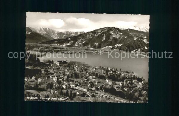 Tegernsee Fliegeraufnahme