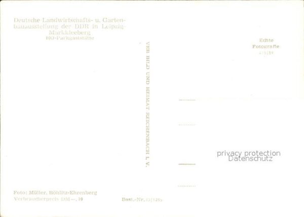 Leipzig Deutsche Landwirtschafts- und Gartenbau – Bild 2
