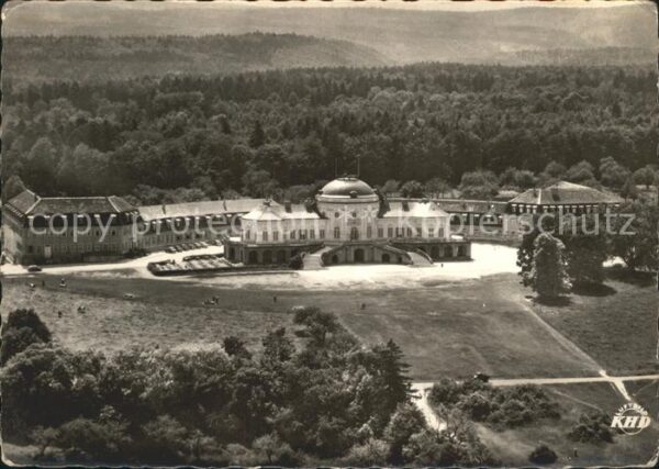Stuttgart Fliegeraufnahme Schloss Solitude