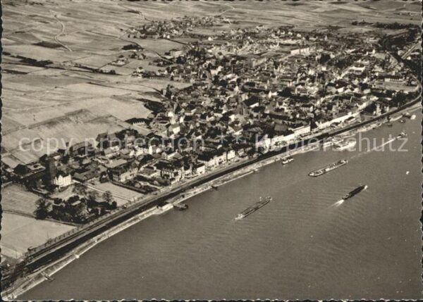 Ruedesheim Rhein Fliegeraufnahme