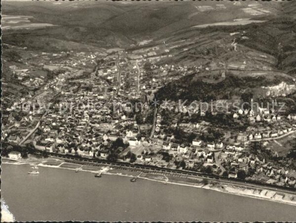 Linz Rhein Fliegeraufnahme
