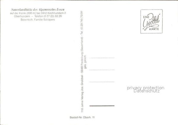 Oberhundem Lauerlandhütte des Alpenvereins Essen – Bild 2